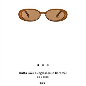 Le Specs Caramel Sunglasses